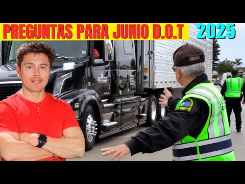 Las Preguntas Del D.O.T  y señales de tráfico. Inspección Weigh station.