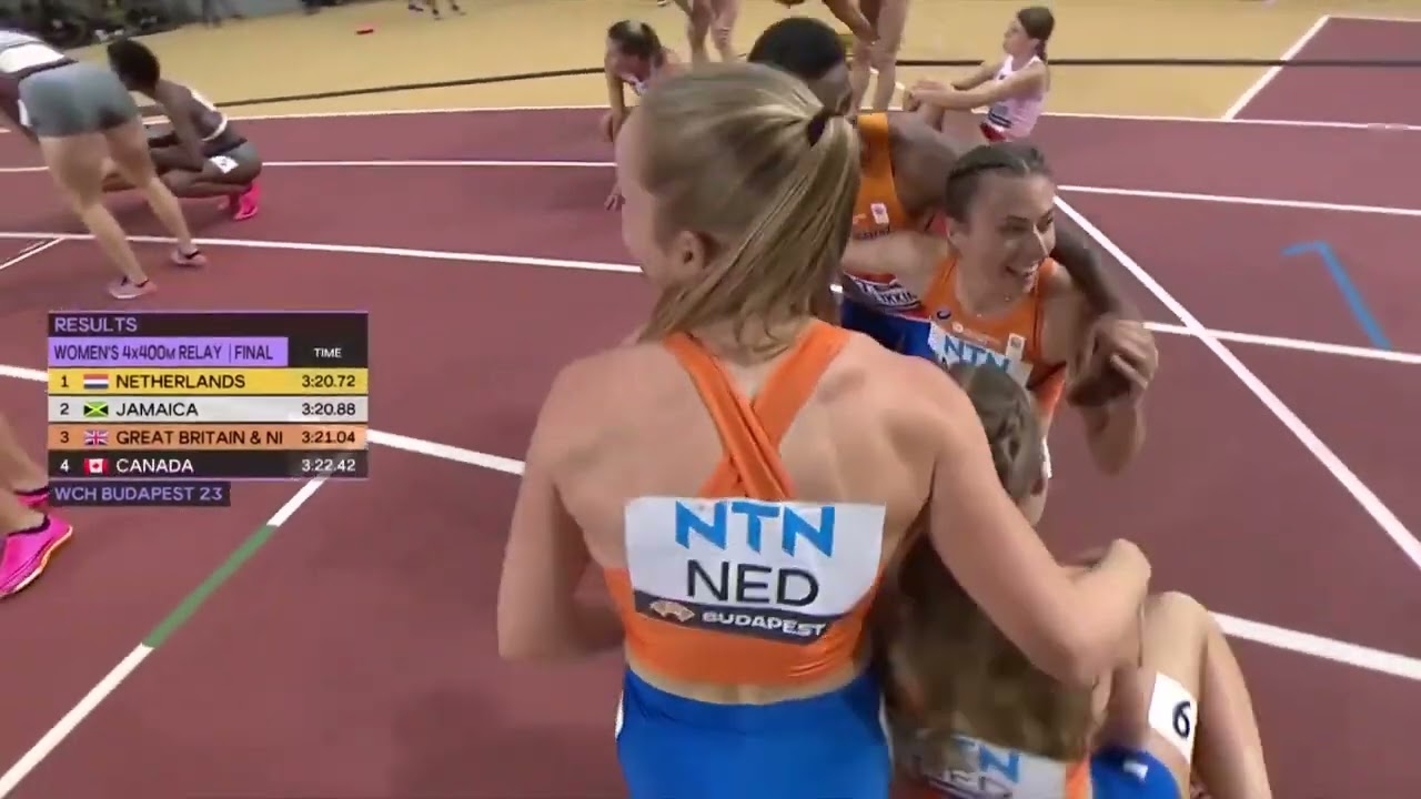 #Femke Bol’s blazing burst down stretch leads #Netherlands to gold in 4x400
