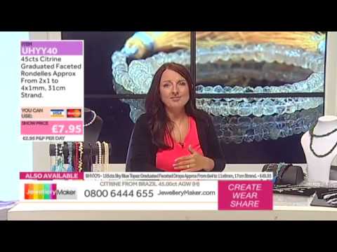 How to Make Beaded Jewellery: JewelleryMaker LIVE 21/06/2015