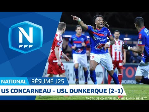 J25 : US Concarneau - USL Dunkerque (2-1), le résumé I National FFF 2018