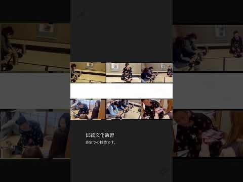 【伝統文化演習】みんなで茶道をやってみた♪