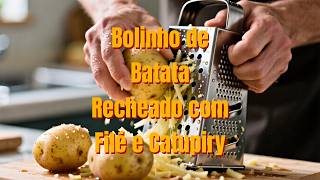 ????Massa de Batata RALADA Secreta + Recheio Catupiry File!Viral Total ???? Salgado Diferenciado que BOMBA
