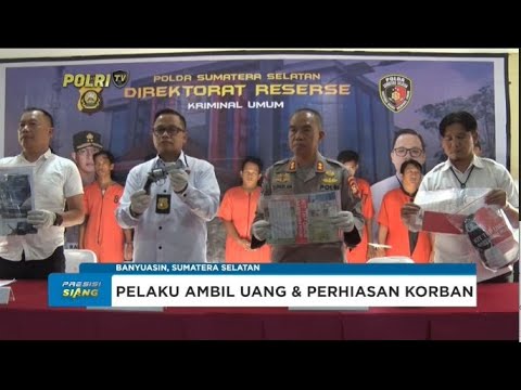 POLDA SUMSEL RILIS PENGUNGKAPAN KASUS CURAS DI BANYUASIN
