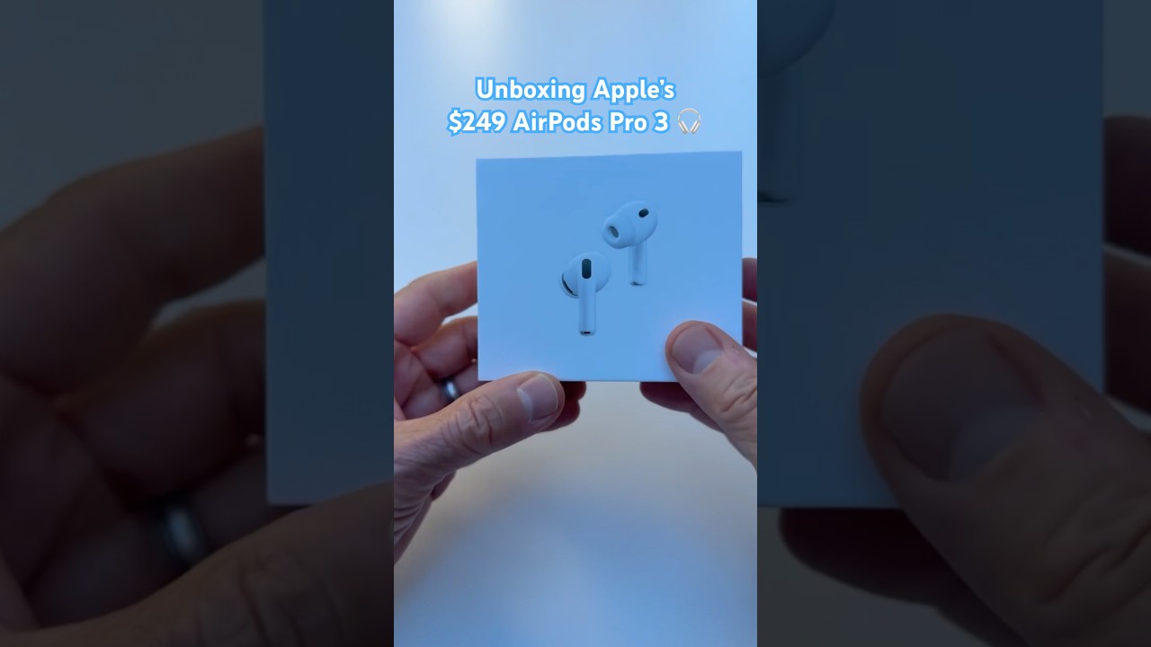 Unboxing Apple’s New $249 AirPods Pro 3