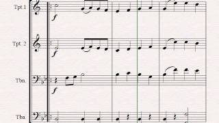 Der Jäger aus Kurpfalz - German March/Octoberfest - Brass Quartet