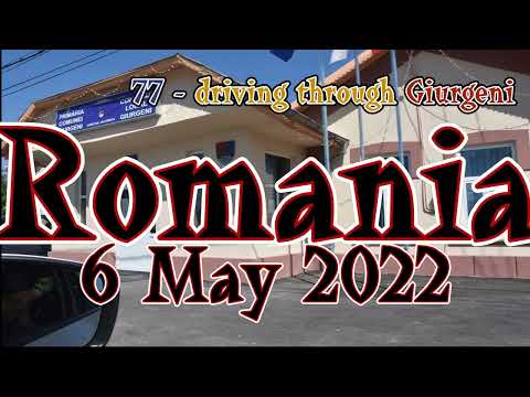 GIURGENI 77 - driving through Giurgeni