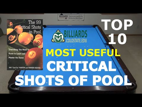 Top 10 Most Useful CRITICAL SHOTS in Pool