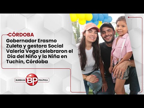 Gobernación celebró el Día del Niño y la Niña en Tuchín, Córdoba