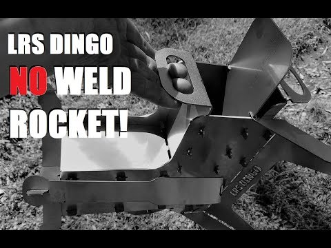 Sneak Peak of DIY No Weld FLAT PACK Rocket Stove (LRS DINGO)