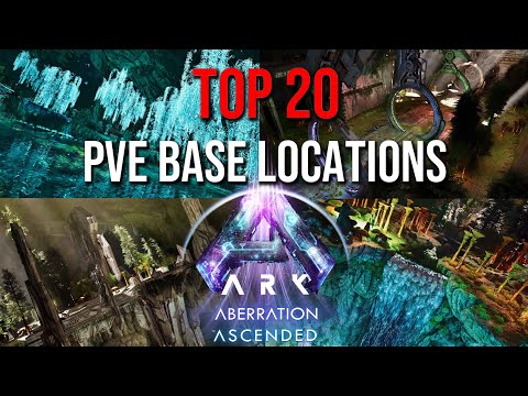 TOP 20 PVE Base Locations | ABERRATION | ARK: Survival Ascended