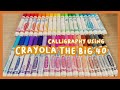 Swatching Crayola Big 40 Washable Markers Unboxing Big Version Of Crayola Supertips