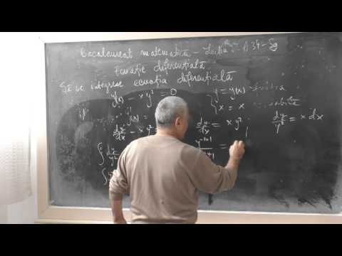 Lectia BAC 60 - Ecuatie diferentiala