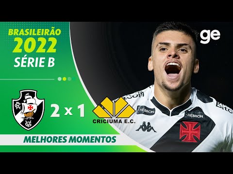 Gols e lances de Vasco da Gama x Criciúma