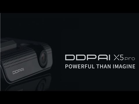 DDPAI X5 Pro 4k Front and Back Dash Cam Snapshoot