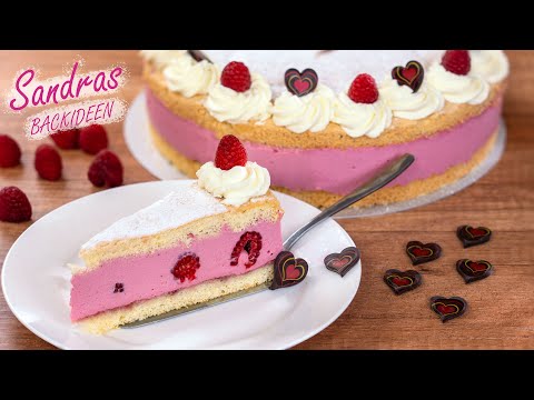 Himbeertorte Muttertagstorte – einfach, fruchtig und frisch