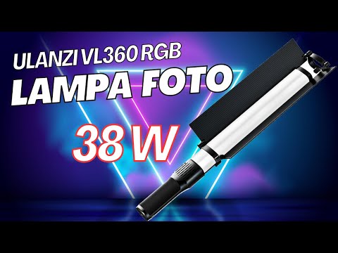 ULANZI VL360 RGB-lampa foto i wideo recenzja