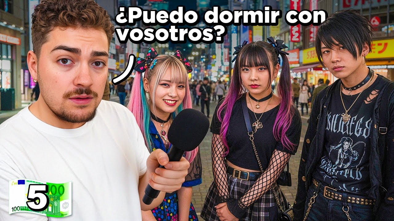 Así es la VIDA de las NIÑAS VAGABUNDAS de Japón | Cruzando Japón con 100$