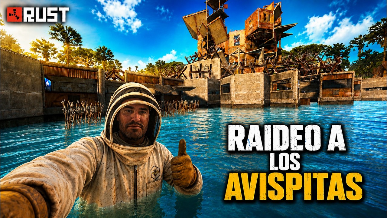 💀 Un BARRIO, unos OKUPAS y un AVISPERO 💀 ~ RUST