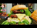 Grilled Chicken Burger L Juicy Burger Recipe L With MALAY And TAMIL Labels