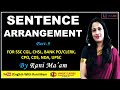 Sentence Arrangement Part 9 Basic English Grammar By Rani Mam Hindi English For SSC CGL Bank PO