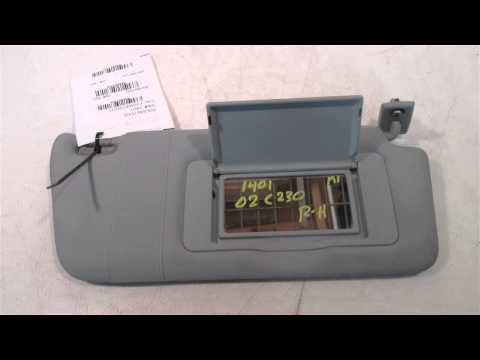 2002 Mercedes C230 Sun Visor RH - mbiparts.com Used OEM Mercedes Parts - Dismantlers & Auto W... OEM