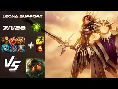 SUPPORT Leona vs Nautilus - EU Challenger Patch 14.11