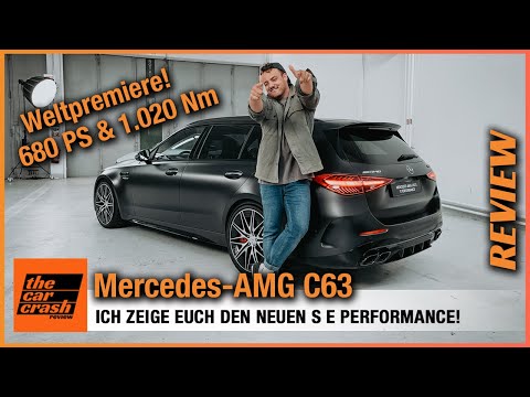 Mercedes-AMG C63 im Test (2022) Die Weltpremiere des S E Performance T-Modells! Review | Preis | POV