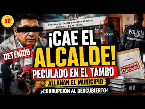 ¡Escándalo en Cañar! Detienen al alcalde de El Tambo y a concejal por presunto peculado