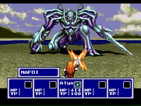 Phantasy Star 4 Alys vs. Dark Force 3 (Soldiers' Temple)