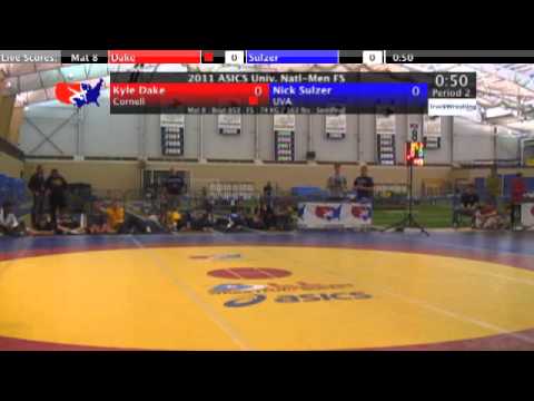 University Freestyle Semifinal 74kg - Kyle Dake vs. Nick Sulzer