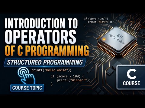INTRODUCTION TO OPERATORS OF C PROGRAMMING ||Structured Programming Bangla || Part 3