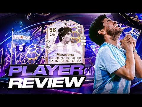 96 FUTURE STARS ICON MARADONA PLAYER REVIEW - EA FC 26 ULTIMATE TEAM
