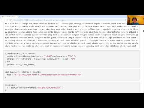 Document clustering of Dungeons and Dragons adventure league