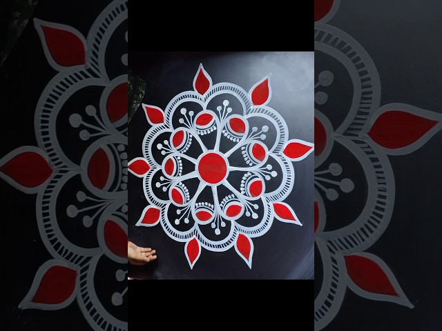 Amazing and simple alpana design by art gallery - video 2