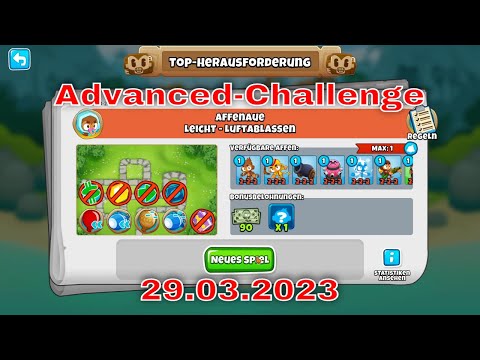 Top-Herausforderung 29.03.2023 | bloonstd6 - Advanced Challenge - Shorts Curtinho Moab