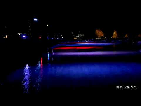 橋杭岩ライトアップ