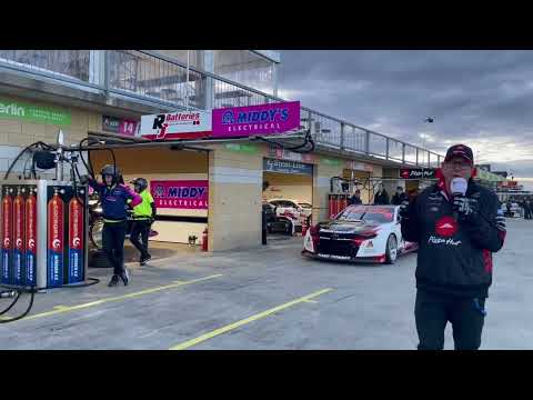 Pit stop practice for the BJR crew