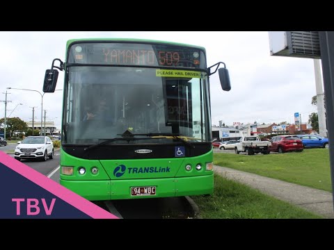 SEQ, AU: 509 OB Riverlink S.C. Stop A to Jacaranda Drive, Yamanto via Raceview