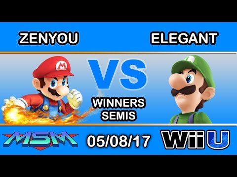 MSM 96 - eM | Zenyou (Mario) Vs. BSD | Elegant (Luigi) Winners Semis - Smash Wii U