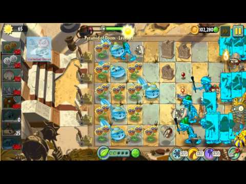 Pyramid of Doom Level 81 PvZ2 Endless Zone