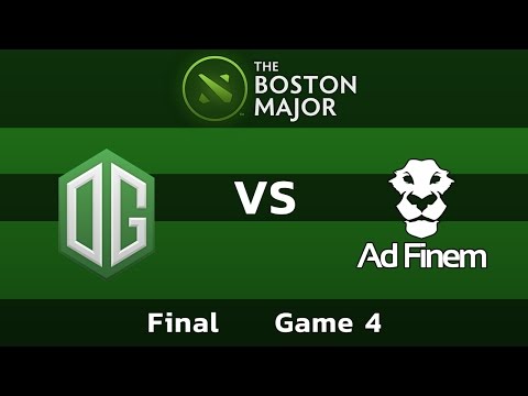 OG vs Ad Finem — Game 4 • Final — Boston Major