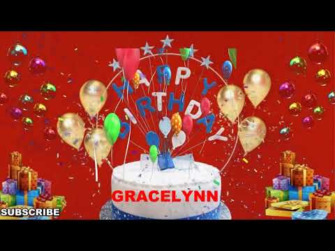 GRACELYNN Happy Birthday Wishes Song | Happy Birthday To You |  Birthday Wishes With Name GRACELYNN