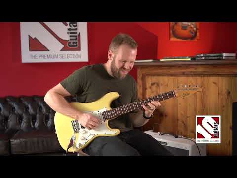 2019 Suhr Classic S Antique HSS Vintage Yellow | Guitar Demo