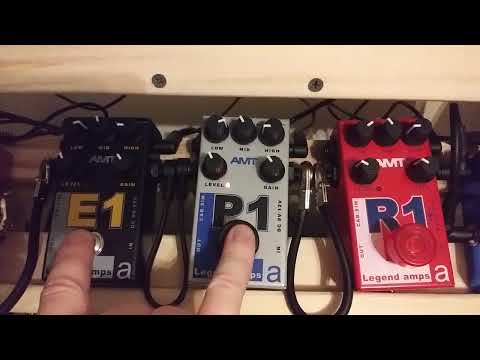 AMT Electronics Legend Amps preamp pedals E1 P1 R1