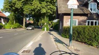 preview picture of video 'Bicycle trip: Soest Hilversum de Bilt: Groenekanseweg to Soestdijkseweg, De Bilt'