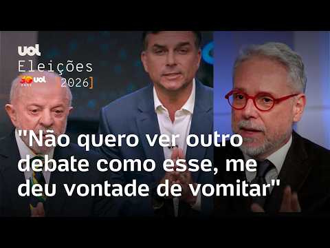Toledo critica postura de Flávio em debate na Band: ‘Nunca vi isso, deu vontade de vomitar’