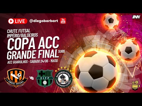 Chute Futsal vs Império/Baloeiros - Final da Copa ACC - Série Ouro - Categoria sub09