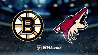 Chara, Khudobin propel Bruins to 6-2 victory