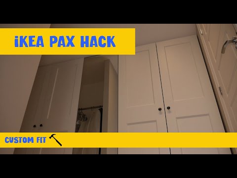 Custom Built in Wardrobes using IKEA PAX Hack ||