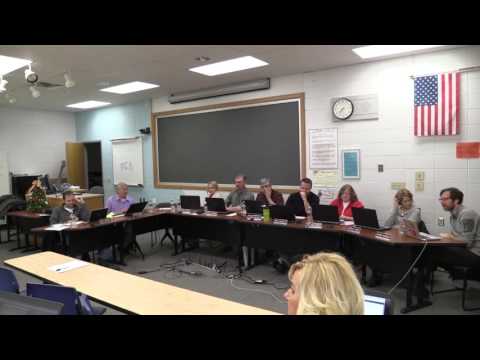 Board of Education Meeting 12-20-16